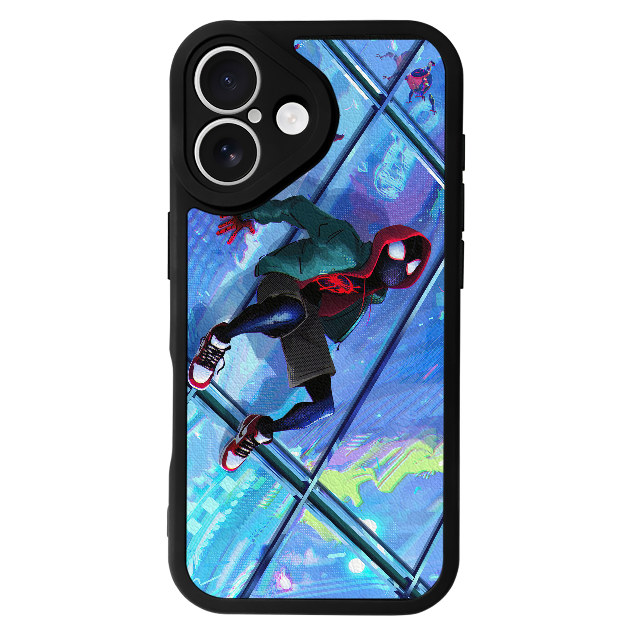 Spider Man スパイダーマン 【iPhone 16シリーズ対応】シリコンスマホケース（レザー調） 材質：シリコン